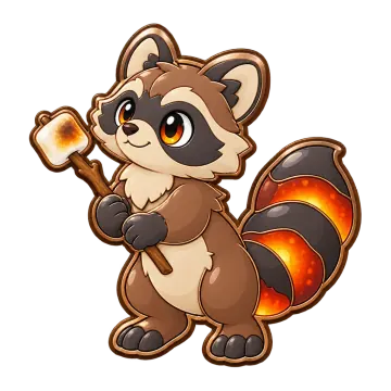 Charcoon, a Common Fire creature pin