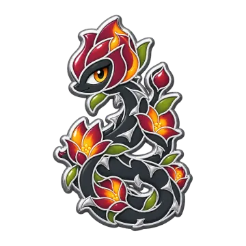 Charvine, a Uncommon Fire creature pin
