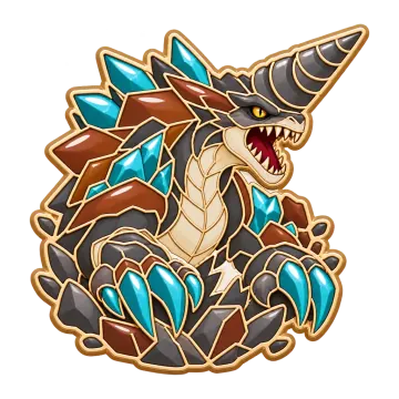 Cragwyrm, a Epic Dragon creature pin