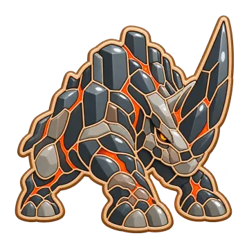 Monolithorn, a Epic Ground creature pin