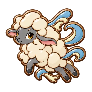 Nimbleat, a Common Air creature pin