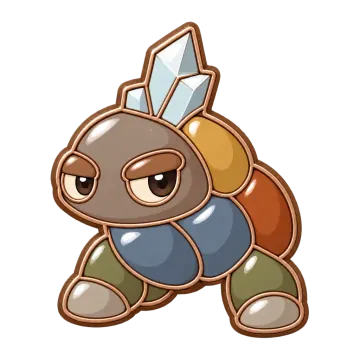Pebblet, a Common Ground creature pin