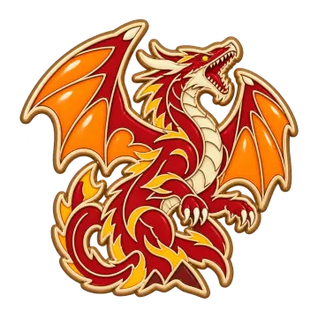 Pyrewing, a Epic Dragon creature pin