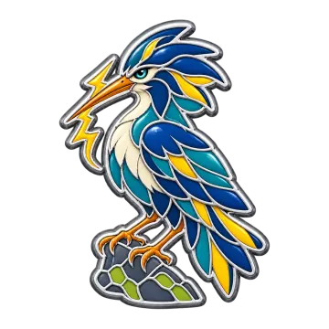 Rodbird, a Uncommon Electric creature pin