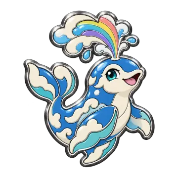 Spoutling, a Uncommon Water creature pin
