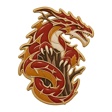 Thornwyrm, a Epic Dragon creature pin