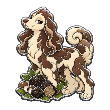 Truffhound, a Rare Ground creature pin